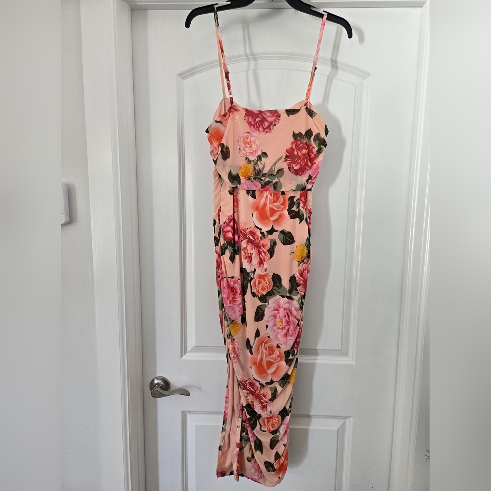 Rue21 Pink Floral Maxi Dress